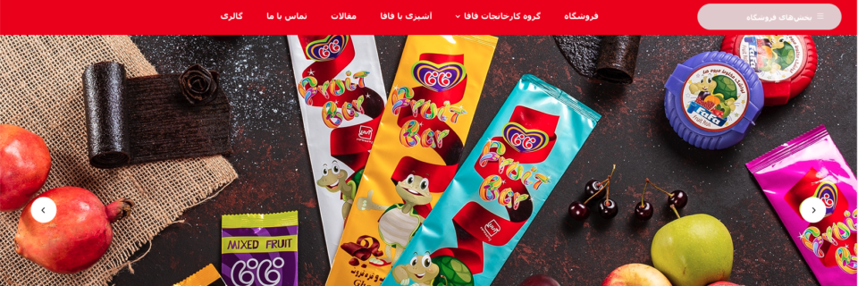 طراحی وب سایت فافا